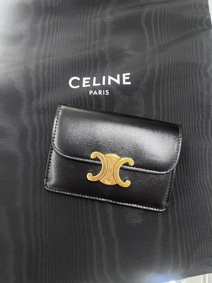 全新未使用 Celine/思琳 celine黑金 钱包