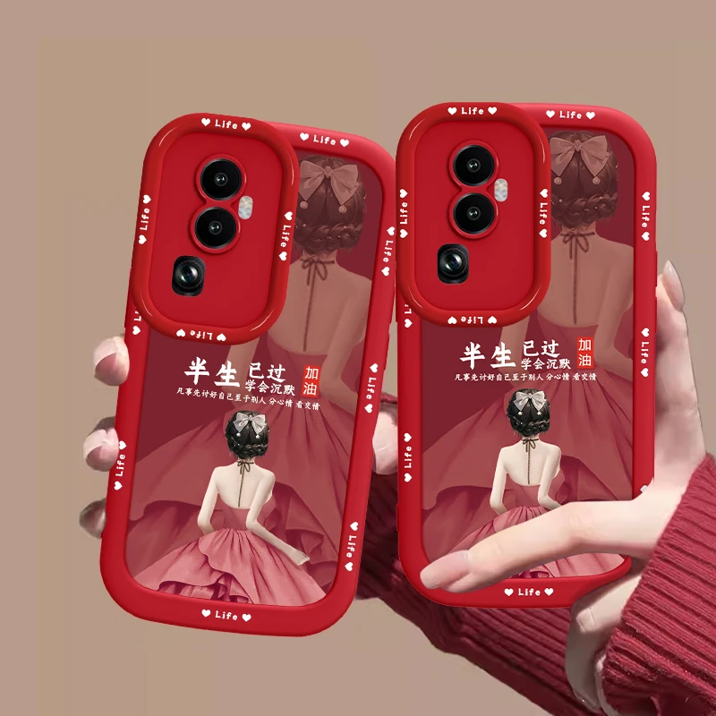 适用于OPPO Reno10半生已过手机壳软硅胶泡芙壳全包防摔壳女款ins