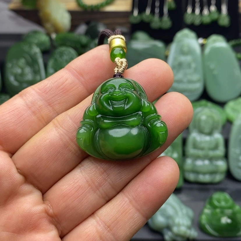 【闪购商品】和田玉（碧玉）挂件未镶嵌木**