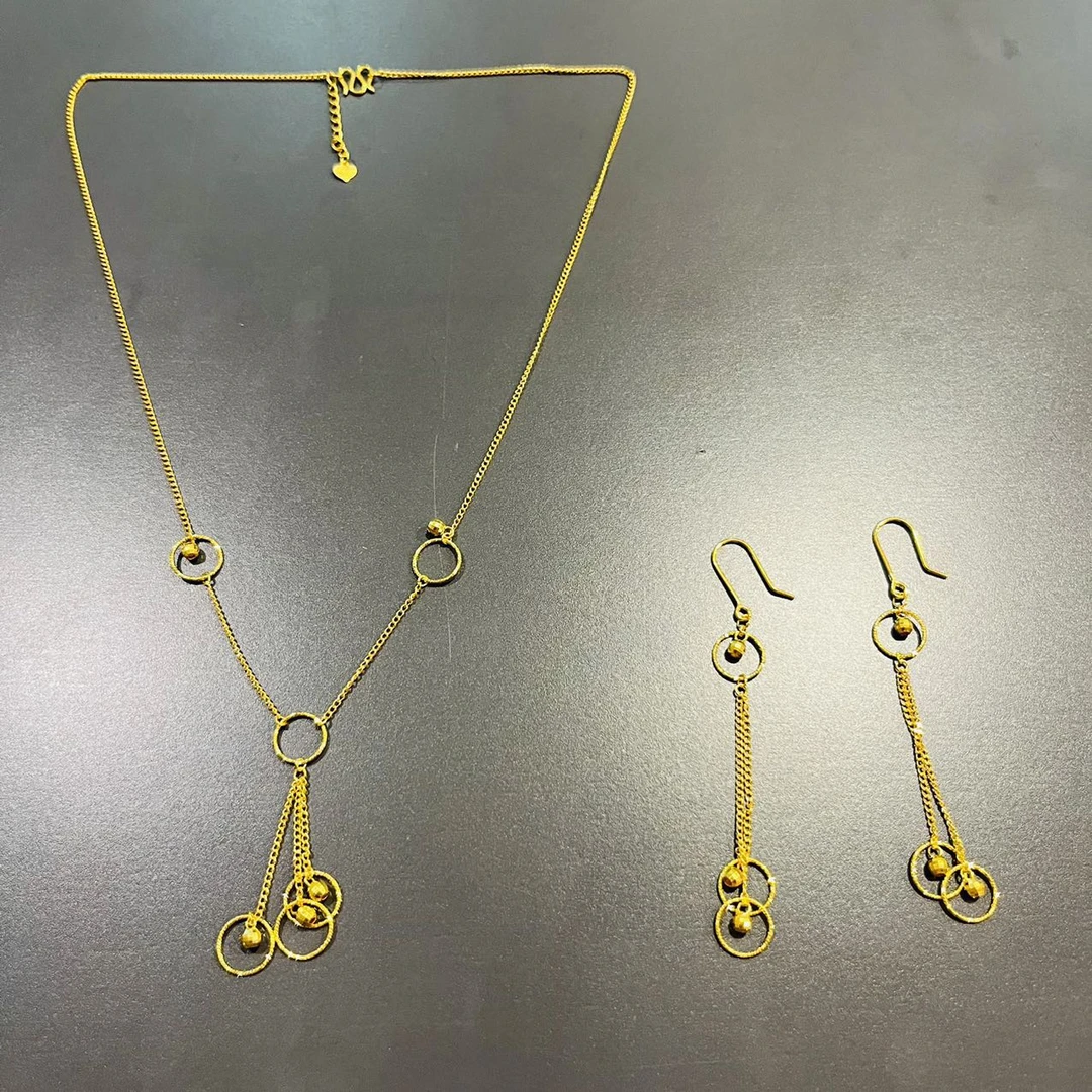A播 10.14g 足金999套链e