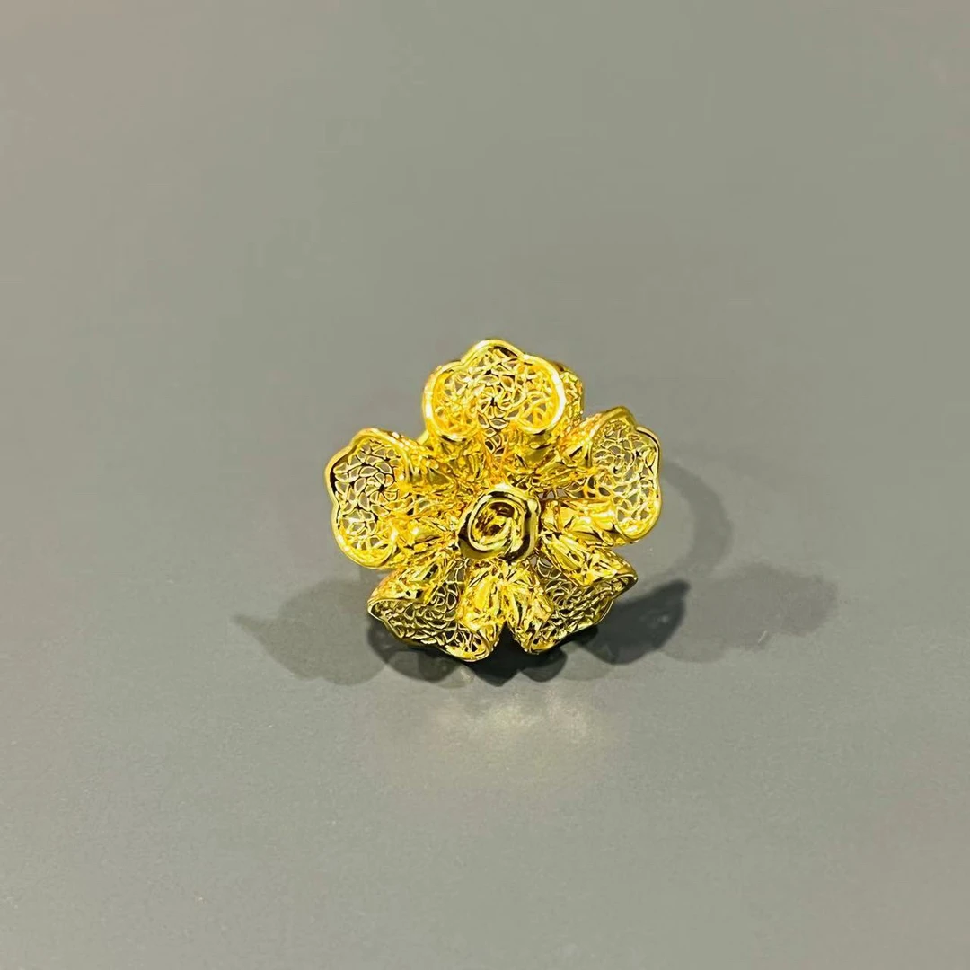 B播4.11g足金999戒指 18圈口