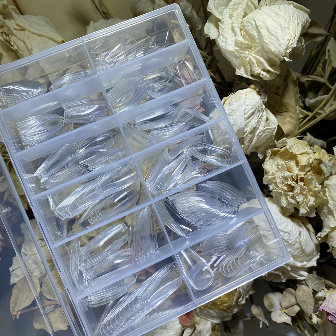 小改专属   美甲温柔短梯形甲片240片【塑形款】