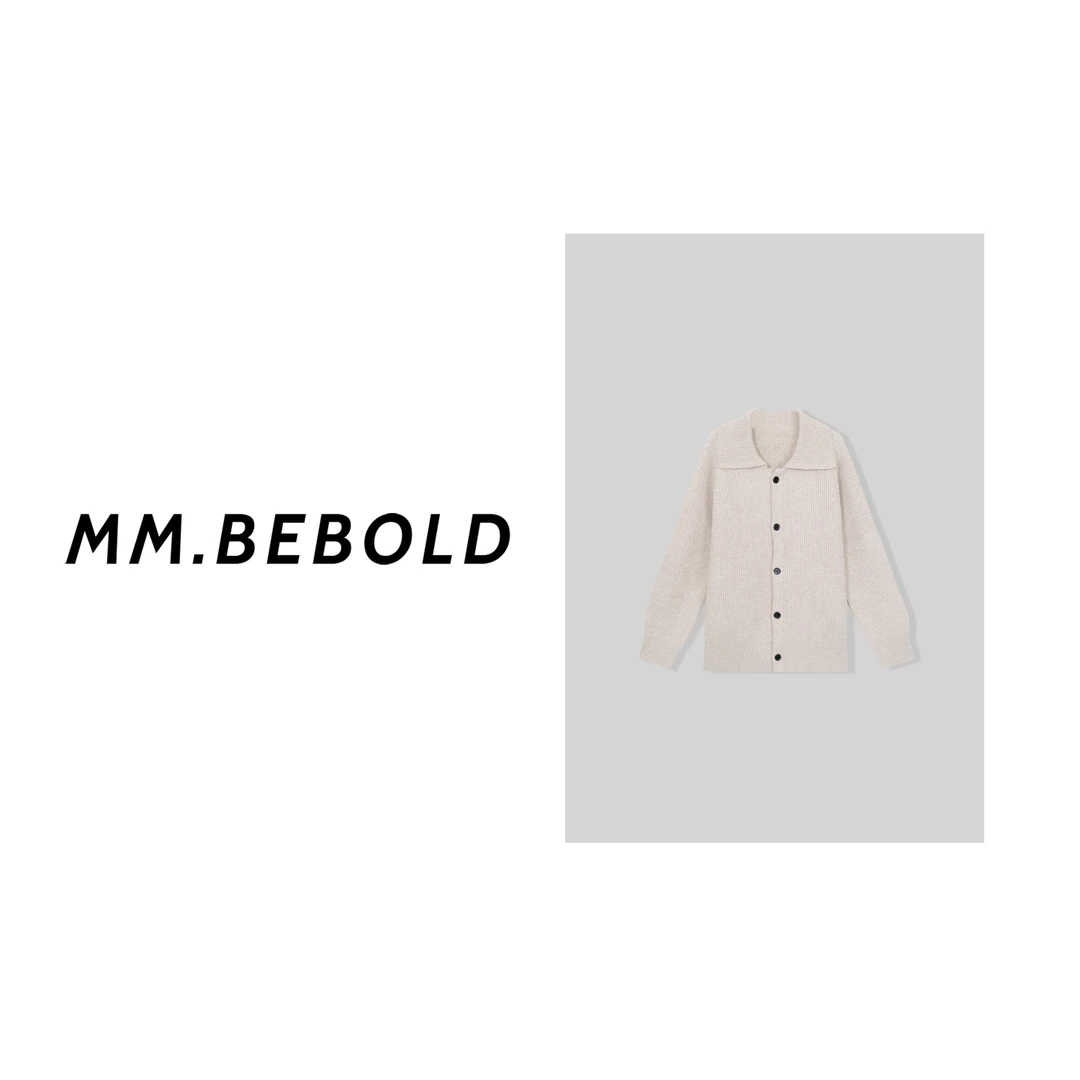 【妙姐精选】复古翻领休闲针织衫LJL8861