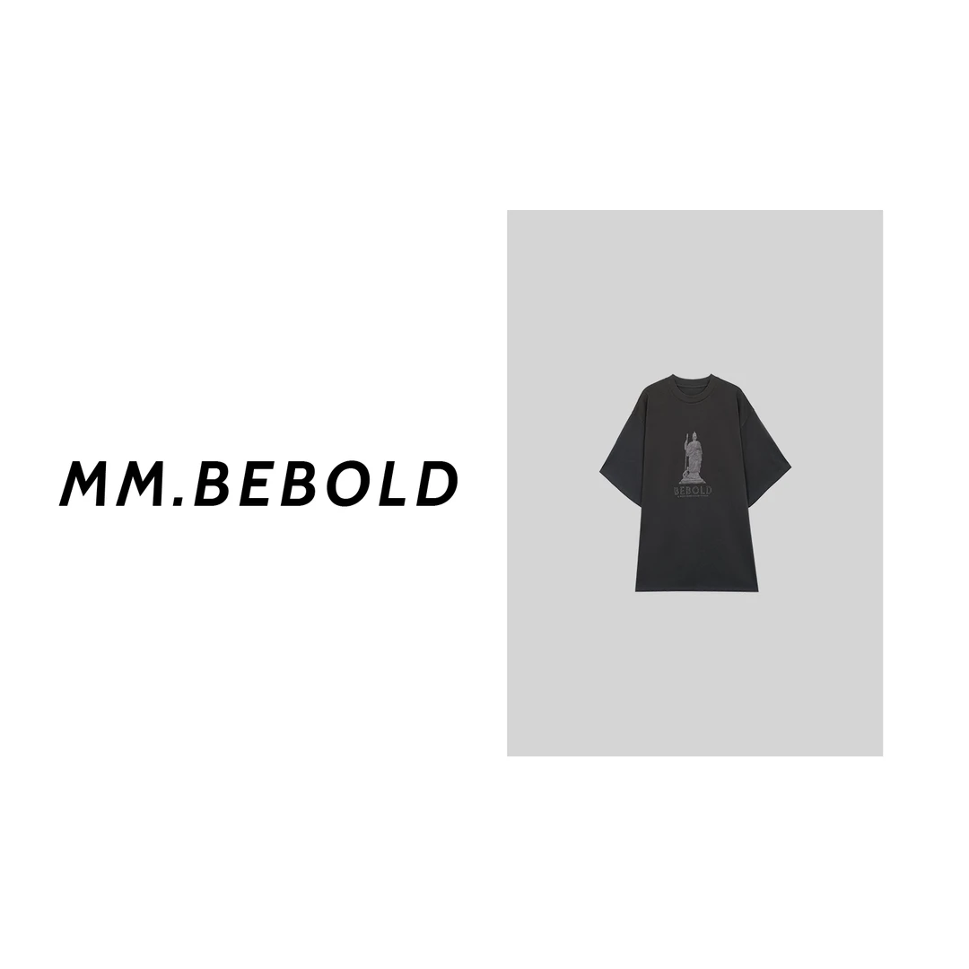 【老刘精选】人像印花字母T恤XYXS652