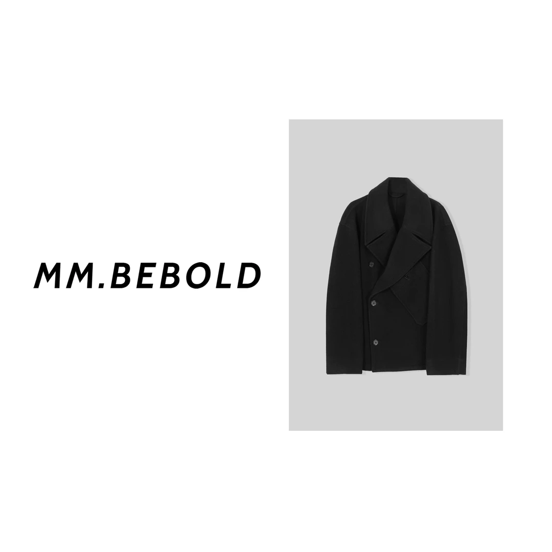 【妙姐精选】翻领短款大衣XS1352