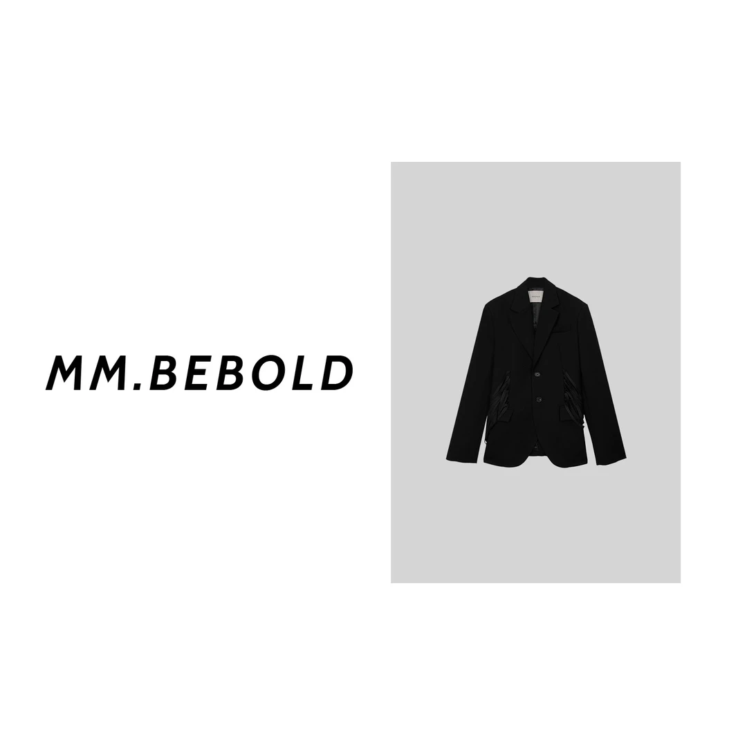 【妙姐精选】绑带缠腰钩扣西装外套XS1326