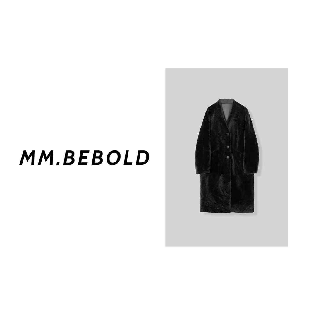 【蓓蓓精选】V领毛毛长款外套GM795