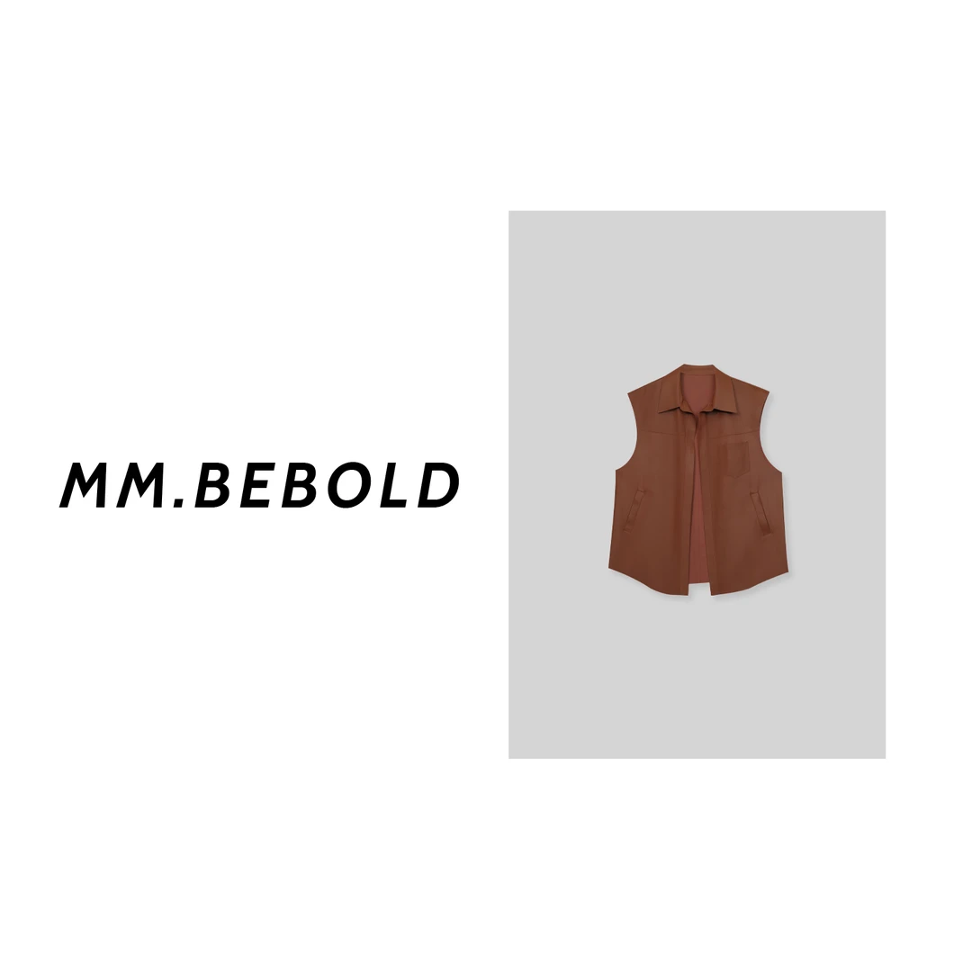 【妙姐精选】轻薄翻领马甲GM168