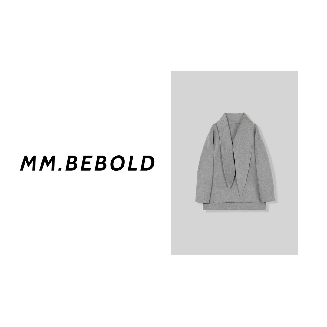 【妙姐精选】设计感下摆开叉上衣MQJ1916