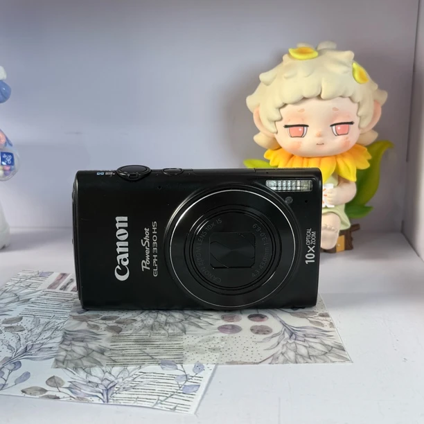9新 Canon/佳能 十二数码 佳能IXUS255（ELPH330HS）复古CCD包配件
