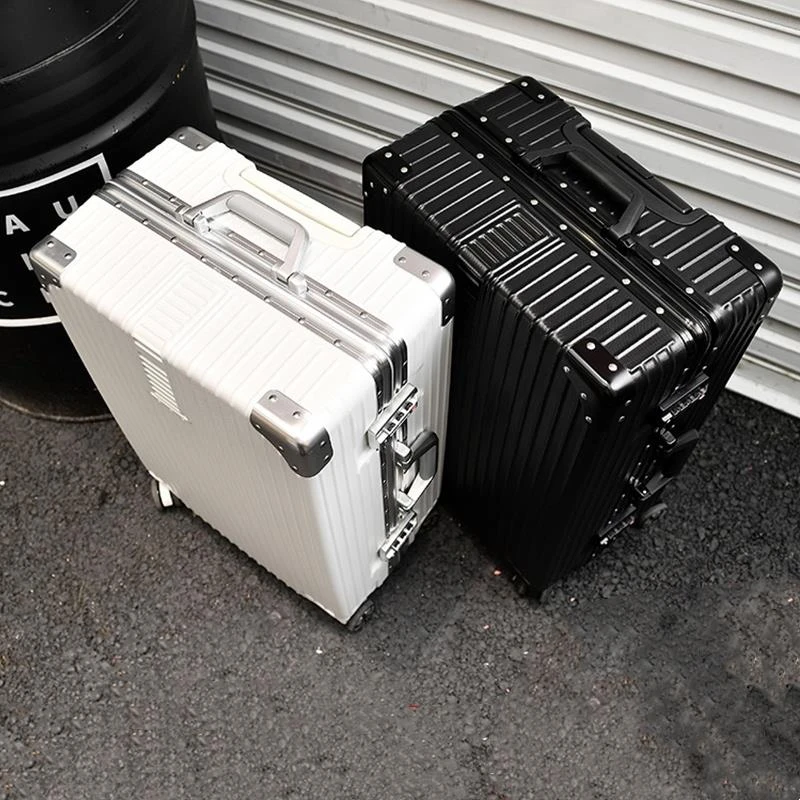 旅行箱20寸 行李箱铝框拉杆箱万向轮20女男学生24密码皮箱子28寸.