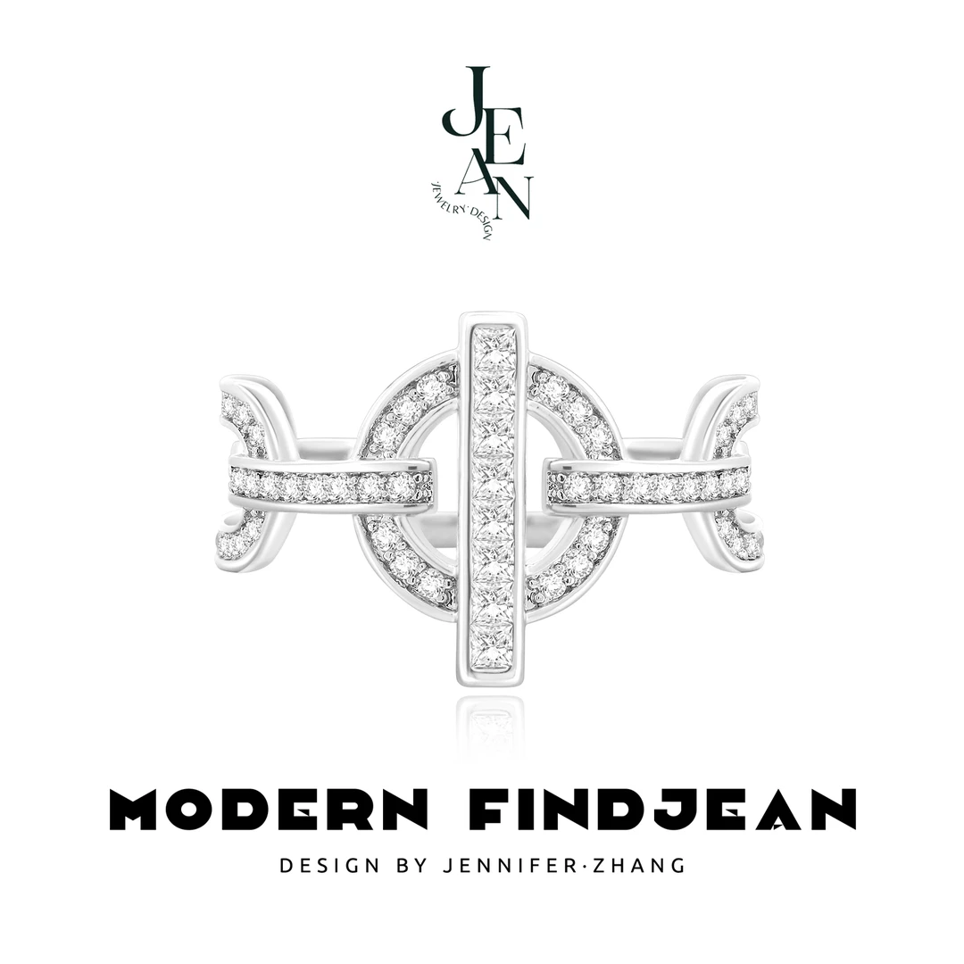 铜合金戒指 百搭极简｜8660【设计师款OT戒】时尚轻奢高级ins小众