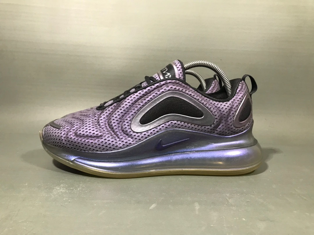42.5码 耐克Air Max720紫色气垫跑步鞋/9新无原盒/公价1669边磨