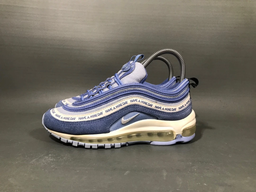 36码 耐克 Air Max97 雾霾蓝气垫运动鞋跑步鞋/无原盒9新