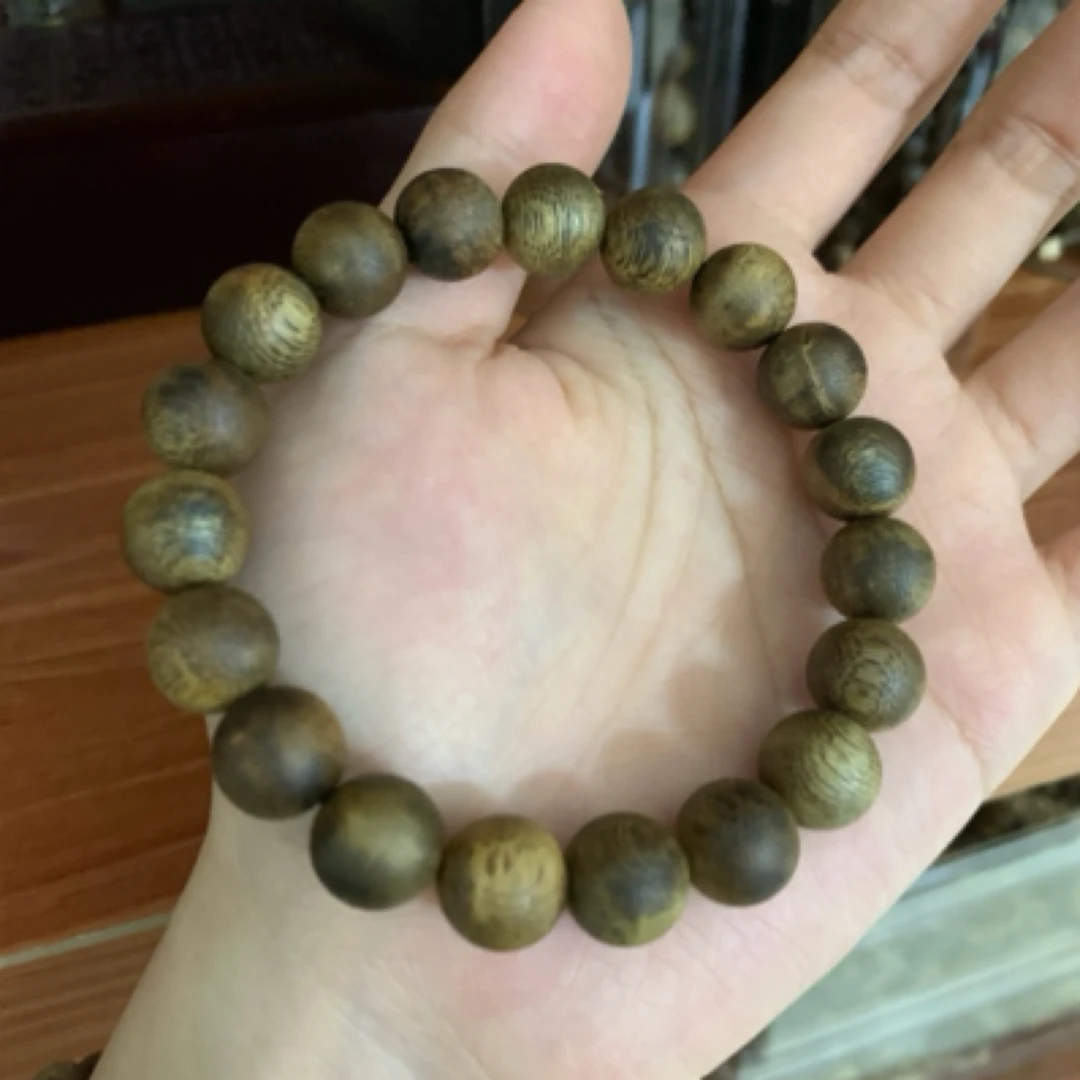 【香味党首选】1.0绿棋楠沉香手串单圈花香蜜香薄荷凉药香味