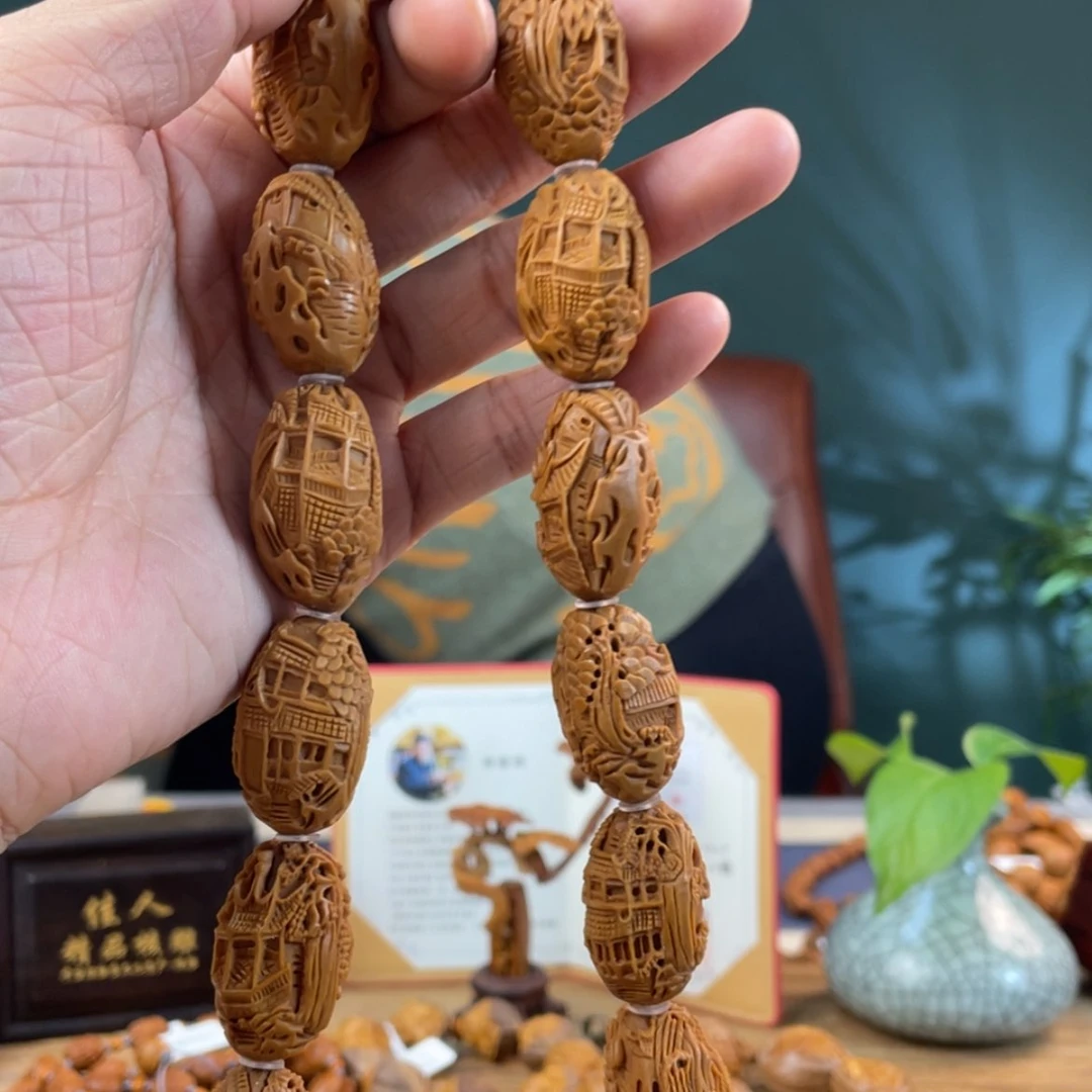 【闪购商品】橄榄核手串谷****0