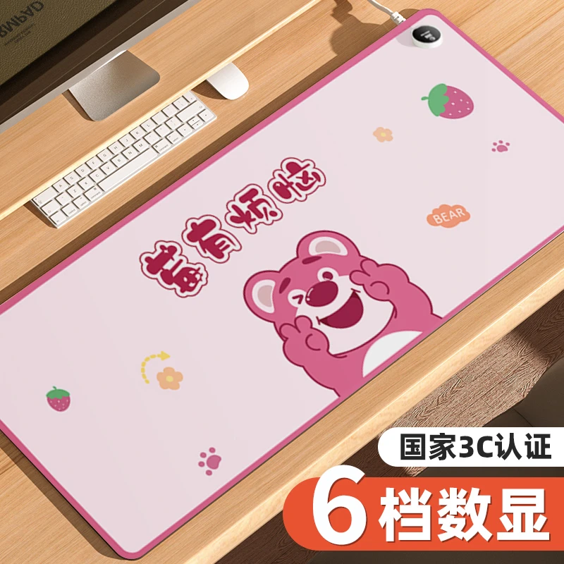 定时加热桌垫学生写作业桌面暖手垫加热鼠标垫办公室桌面取暖神器