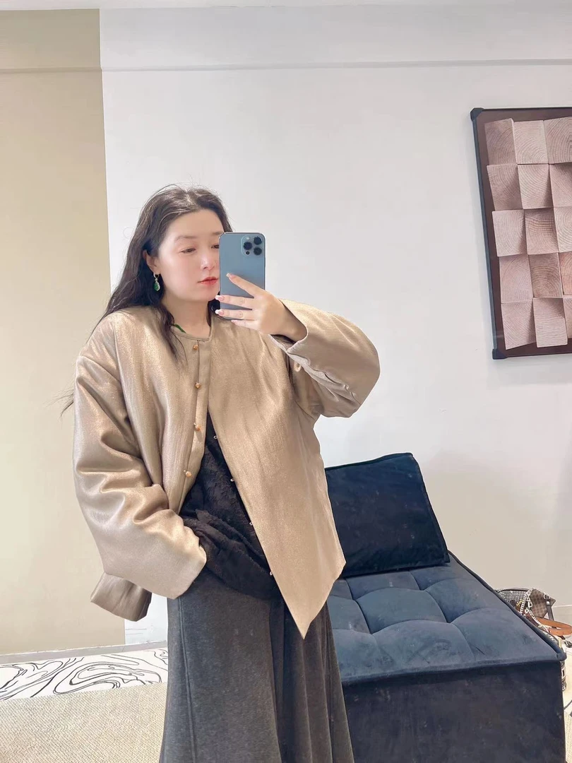 加莉新中式【后宫】轻奢华美棉服外套 分码