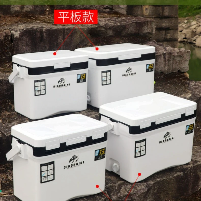 钓鱼箱小钓箱轻便虾箱活虾打氧箱迷你海钓船钓保温活饵箱超轻可坐