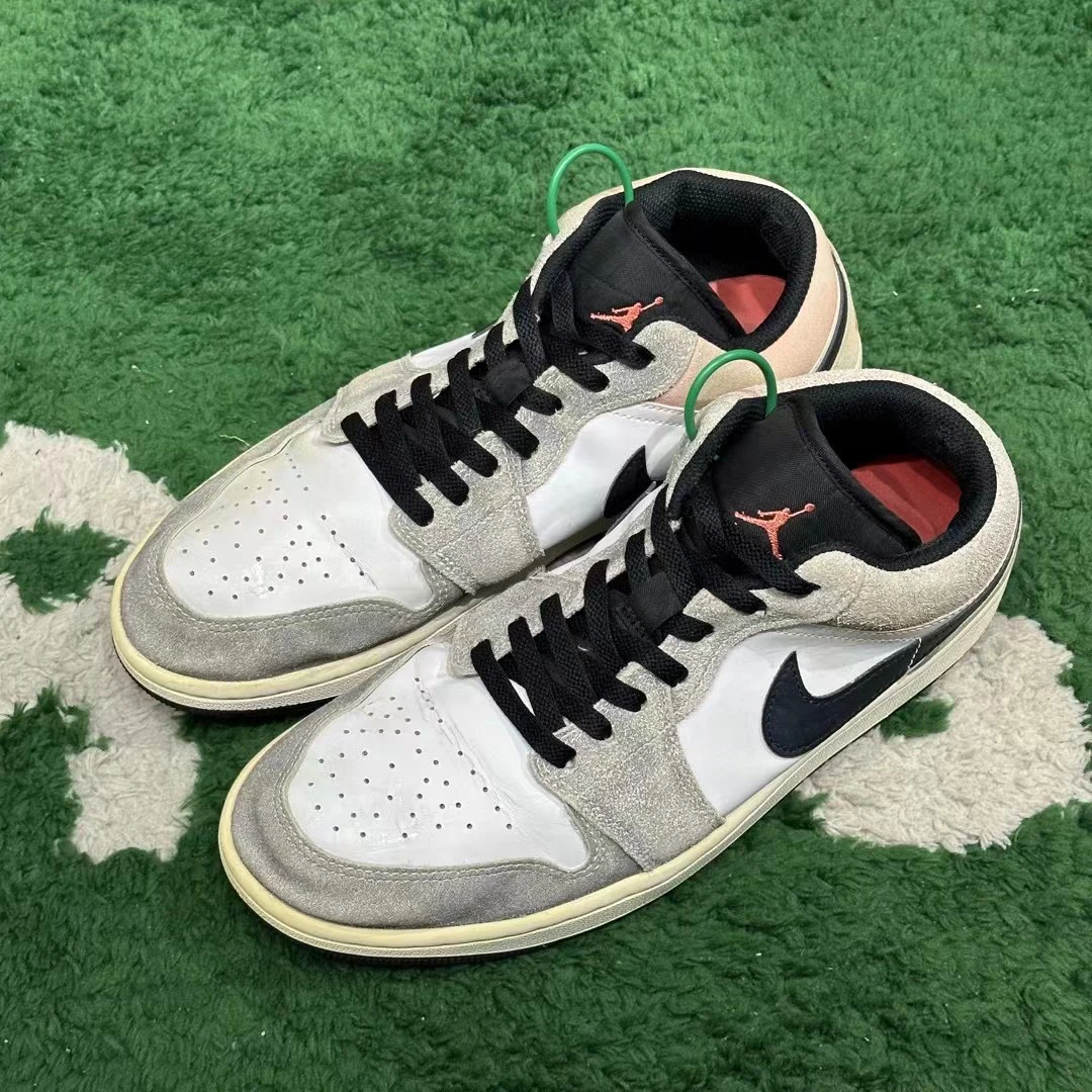 43码/ AJ1 Low 白灰 低帮板鞋 公价949