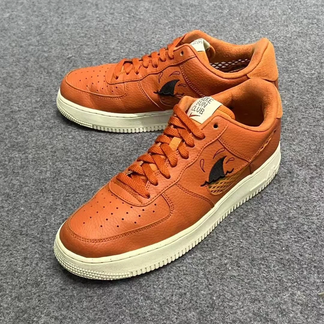 42码/AIRFORCE1暗橘色 低帮板鞋