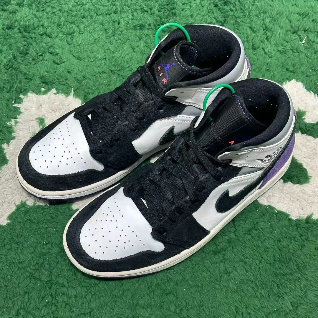 41码/AJ1MID白紫 篮球鞋/852542