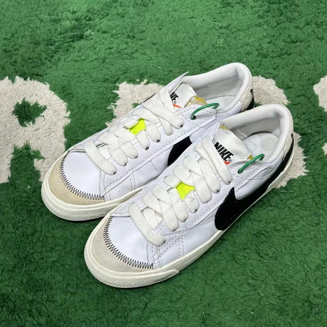 43码/ Nike Blazer 黑白 低帮板鞋 公价799