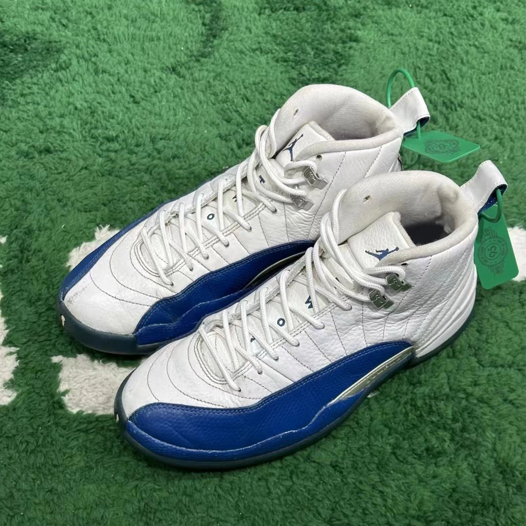41码/ Air Jordan 12 法国蓝 高帮篮球鞋 公价1399