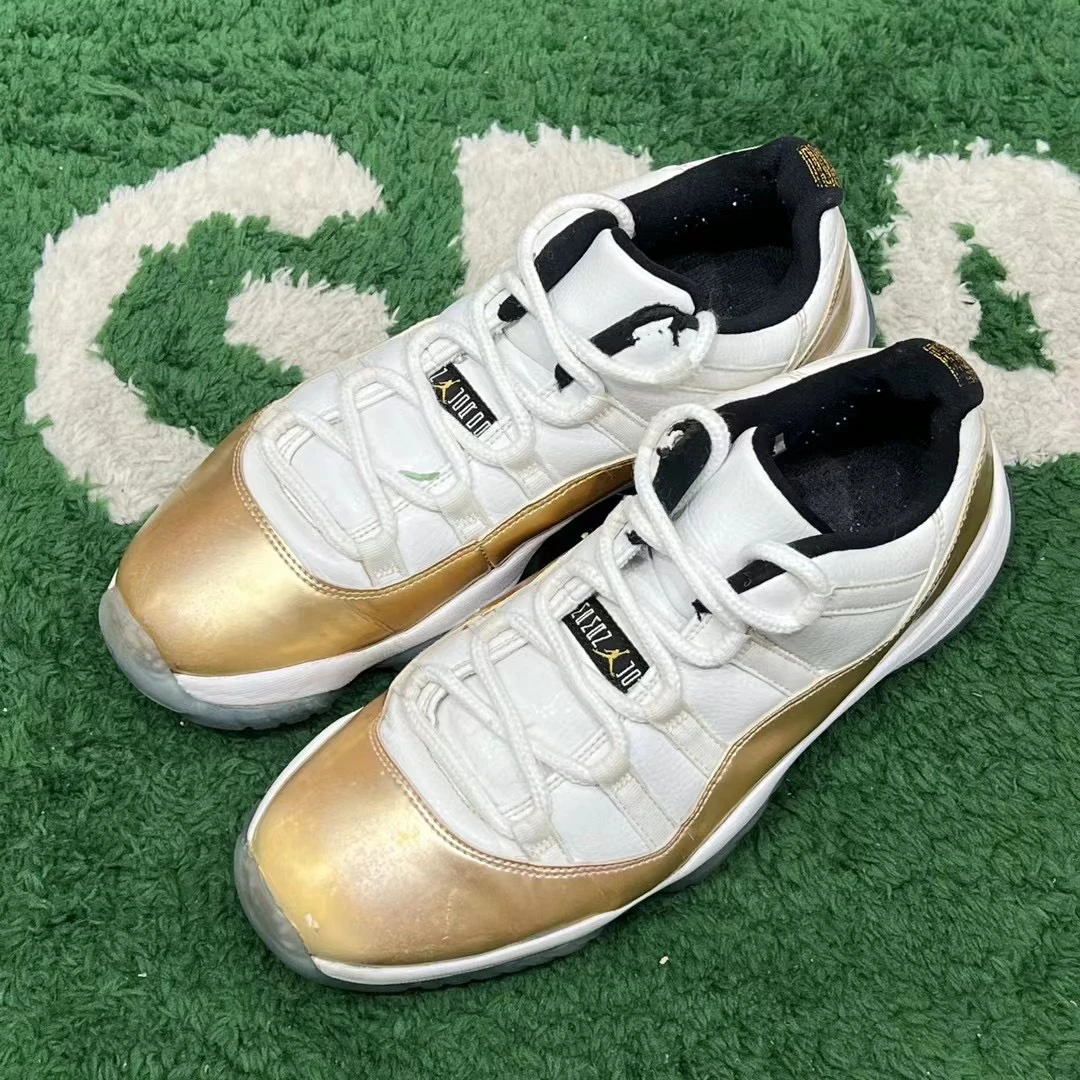 43码/ Air Jordan 11 Low 白金 低帮篮球鞋 公价1699 清