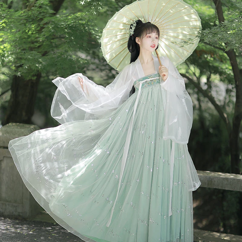 原创汉服女装古风仙气宫羽齐胸襦裙正品中国风全套新款日常春秋季