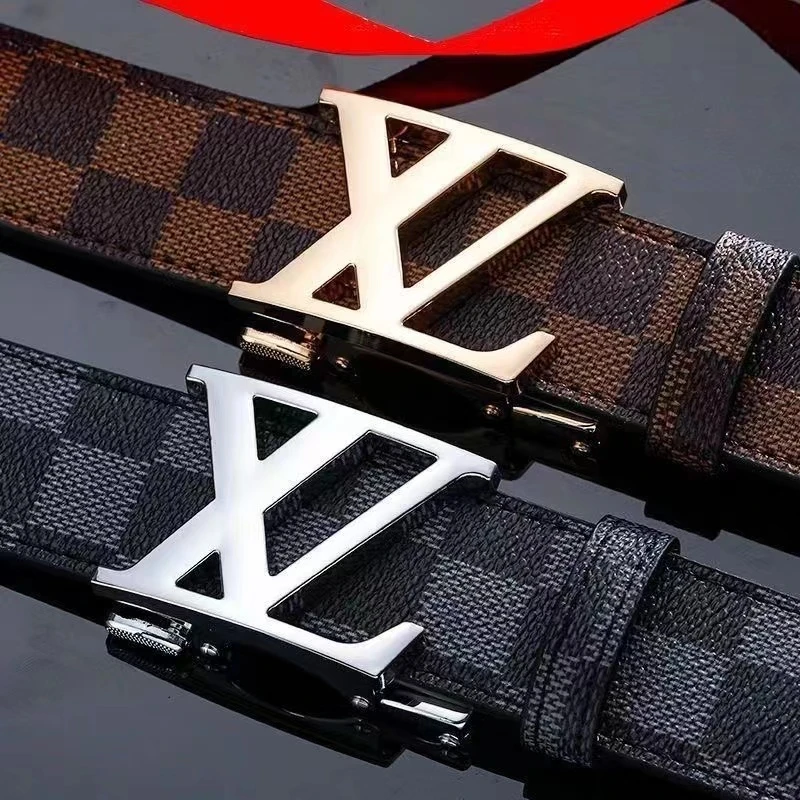 新款商务皮带自动扣百搭休闲轻奢耐磨高档男士腰带男款时尚