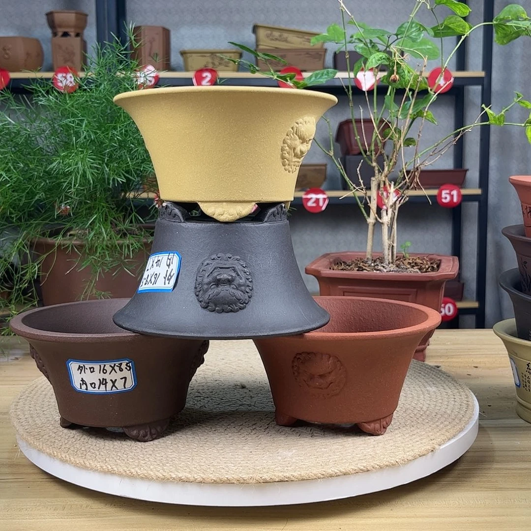 紫砂花盆紫砂花盆