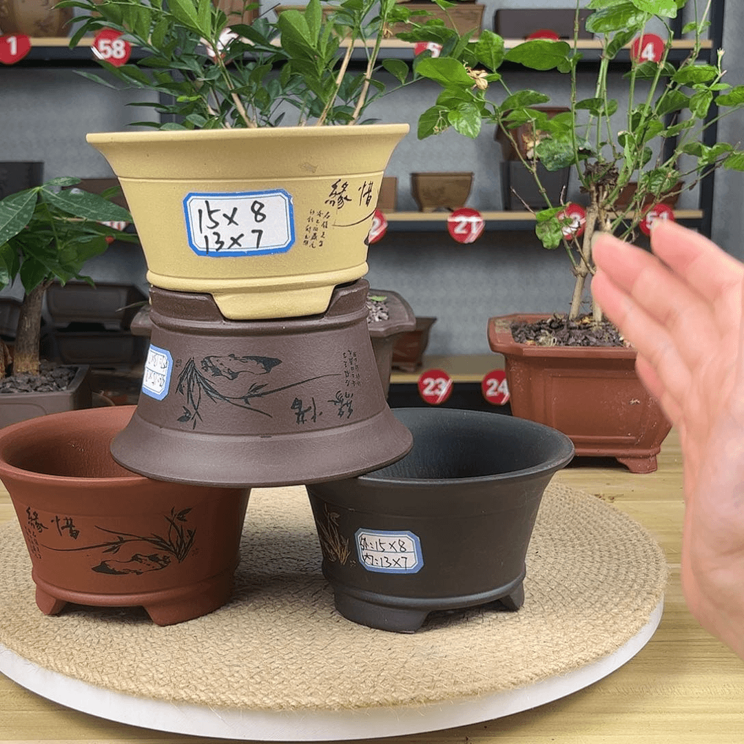 紫砂花盆宜兴紫砂