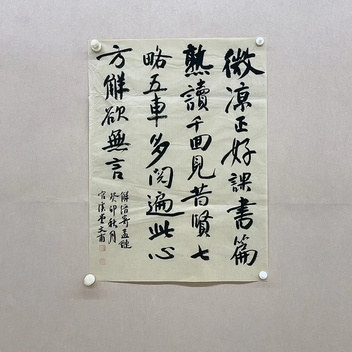 书法杨仁根(字文甫)45*61㎝江西