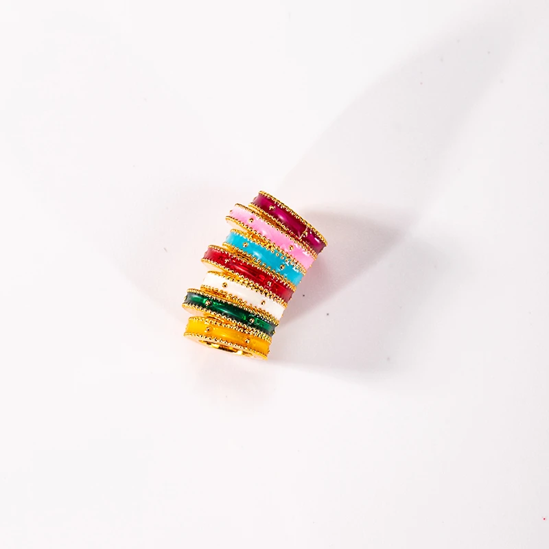 杨教授珠宝18K金彩虹手工甜甜圈配件（不含链）