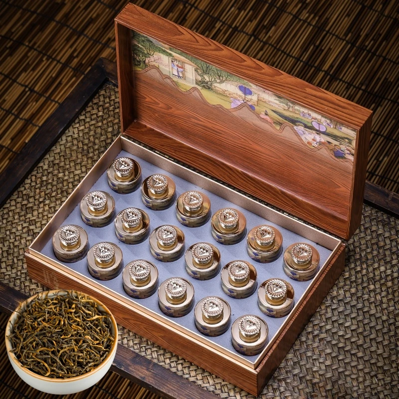 武夷山新茶正品蜜香金骏眉红茶高档茶叶礼盒装节日送长辈礼品茶