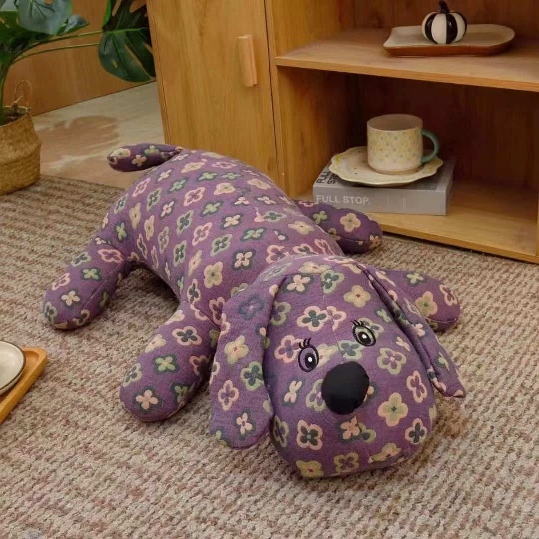 【小奶狗】手工玩偶全棉三层纱 母婴A类 儿童安抚枕 居家哄娃神器