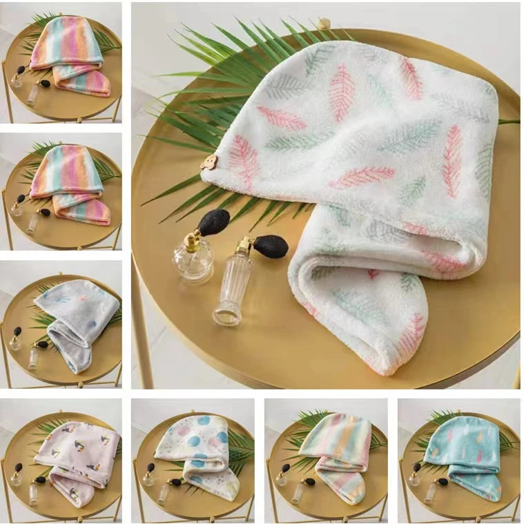 【干发帽-俩只装! 】 微米分子 超强吸水 外贸单包头巾