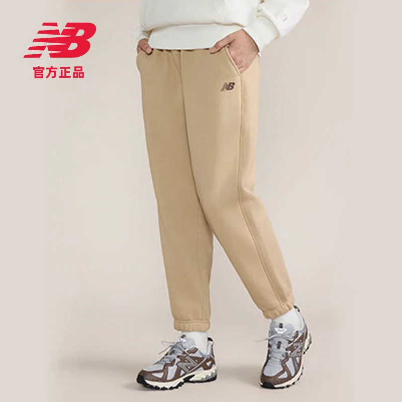 NEW BALANCE NB官方经典女秋潮流舒适简约百搭针织长裤AWP43370