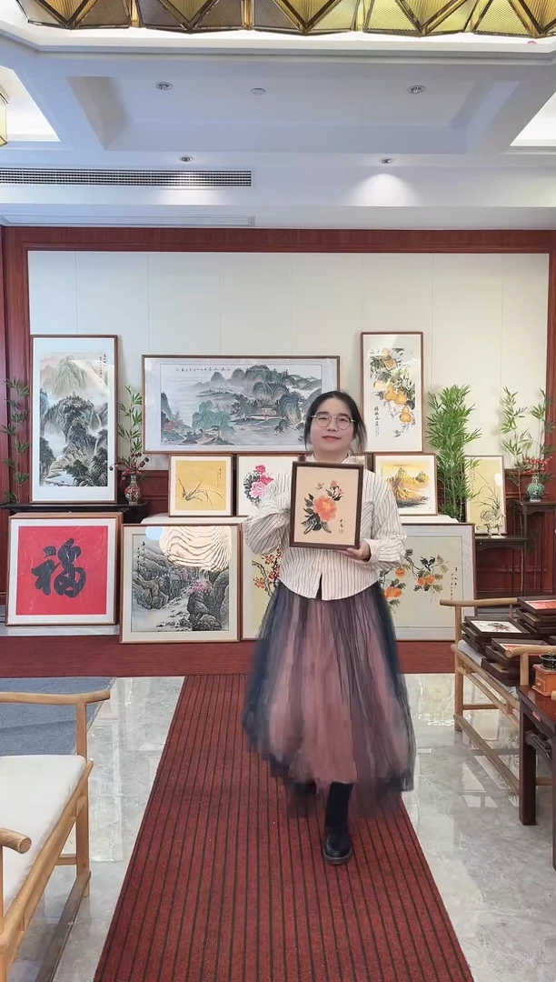 【闪购商品】绘画徐小江 10寸 牡丹 美满