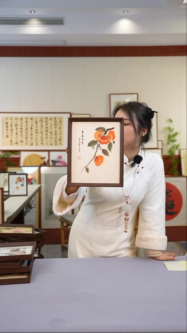 【闪购商品】绘画胡仙兰 10寸 柿子 51*