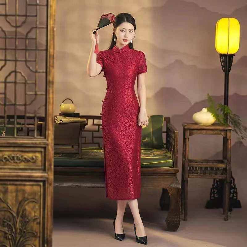 【喜妈妈囍婆婆】吴苏织匠 优雅气质高端旗袍婚宴会大气手工礼服