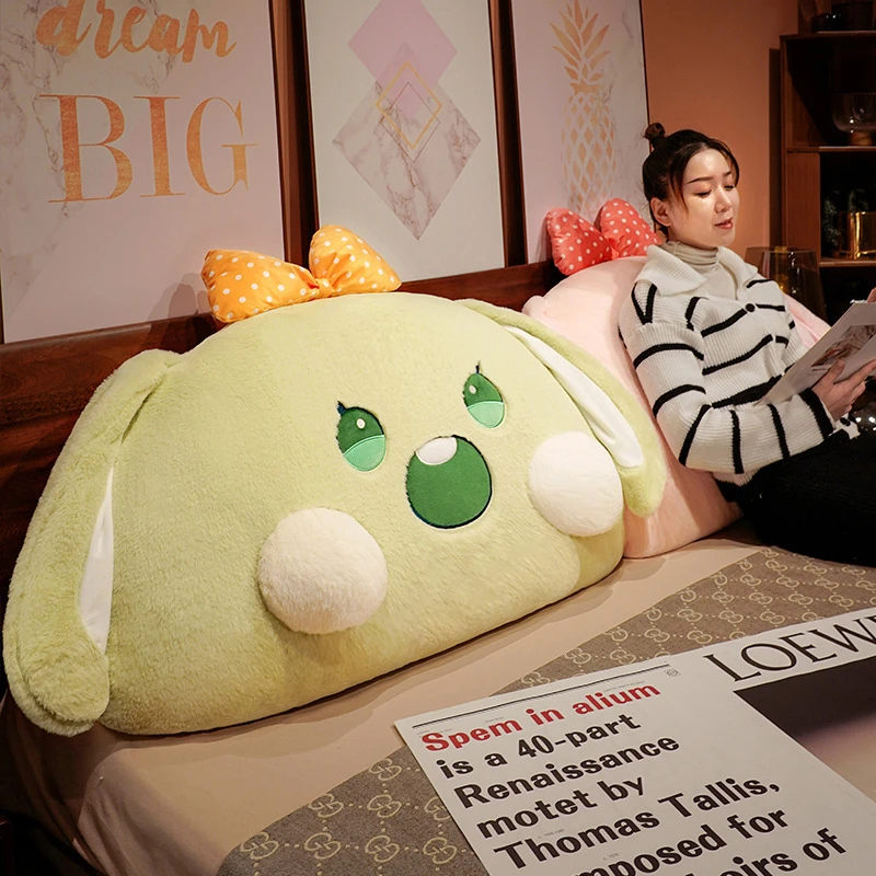 可爱床上靠枕女生睡觉抱枕软包床头靠垫靠背枕学生枕头可拆洗宿舍