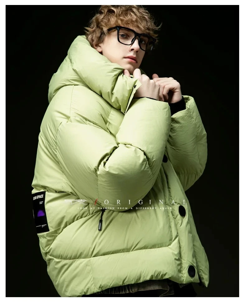24年新款设计师潮牌白鸭绒羽绒服
