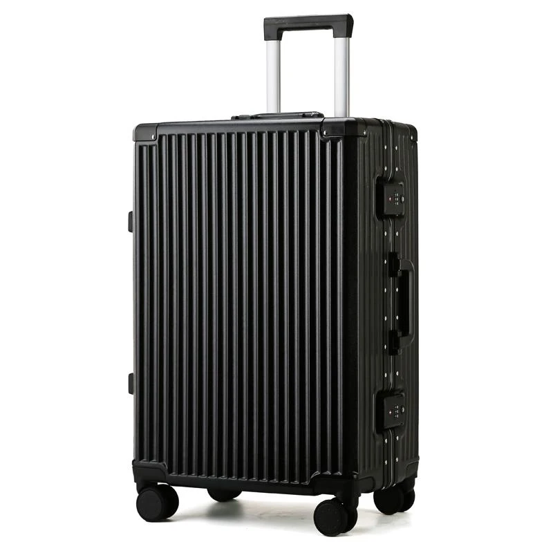 法国进口品质结实耐用行李箱24寸男女万向轮男铝框拉杆密码旅行26