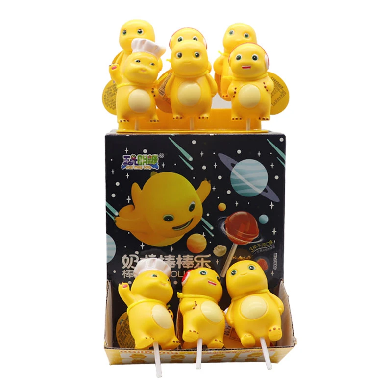 玩明堂奶龙棒棒糖硬糖可乐味酸奶味草莓味随机儿童休闲零食糖玩