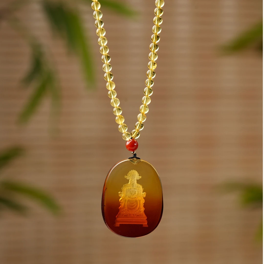 【刘晓庆同款】琥珀吊坠