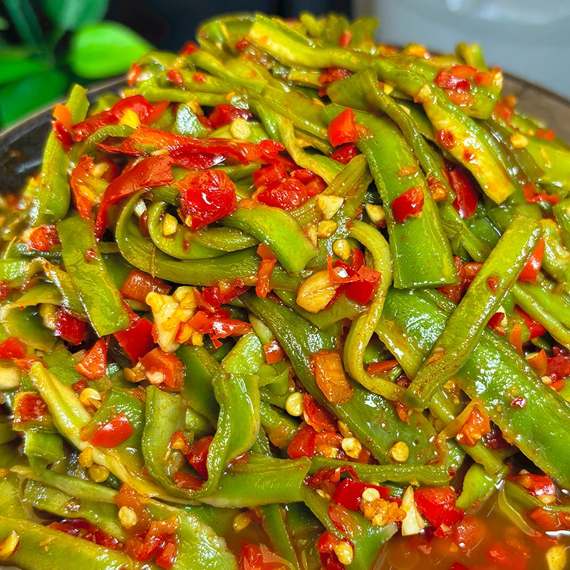 竹乡飘飘剁椒贡菜香辣脆下饭菜辣椒酱咸菜即食腌菜开胃小菜250克