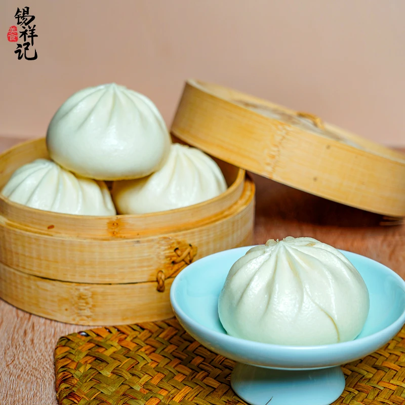 扬州风味原味鲜肉大肉包精选纯手工12只营养速食点心早餐80g/只