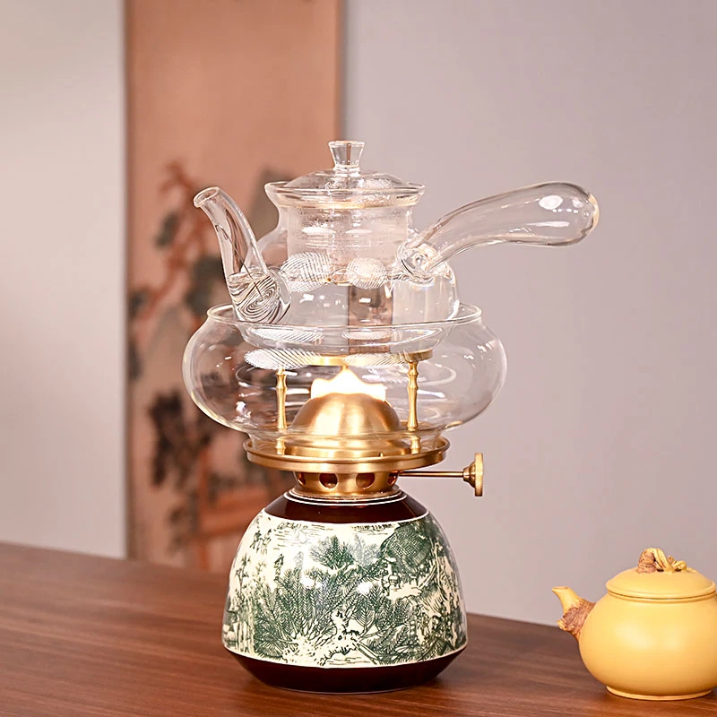 【陶瓷小灯】空气灯煮茶灯茶灯煮茶炉茶具烧水煮茶烧水壶
